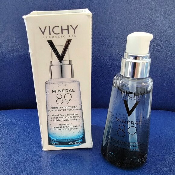 Vichy Mineral 89 Fortifying Daily Booster - Minéral 89 Hyaluronic Acid Serum NIB - Picture 1 of 14